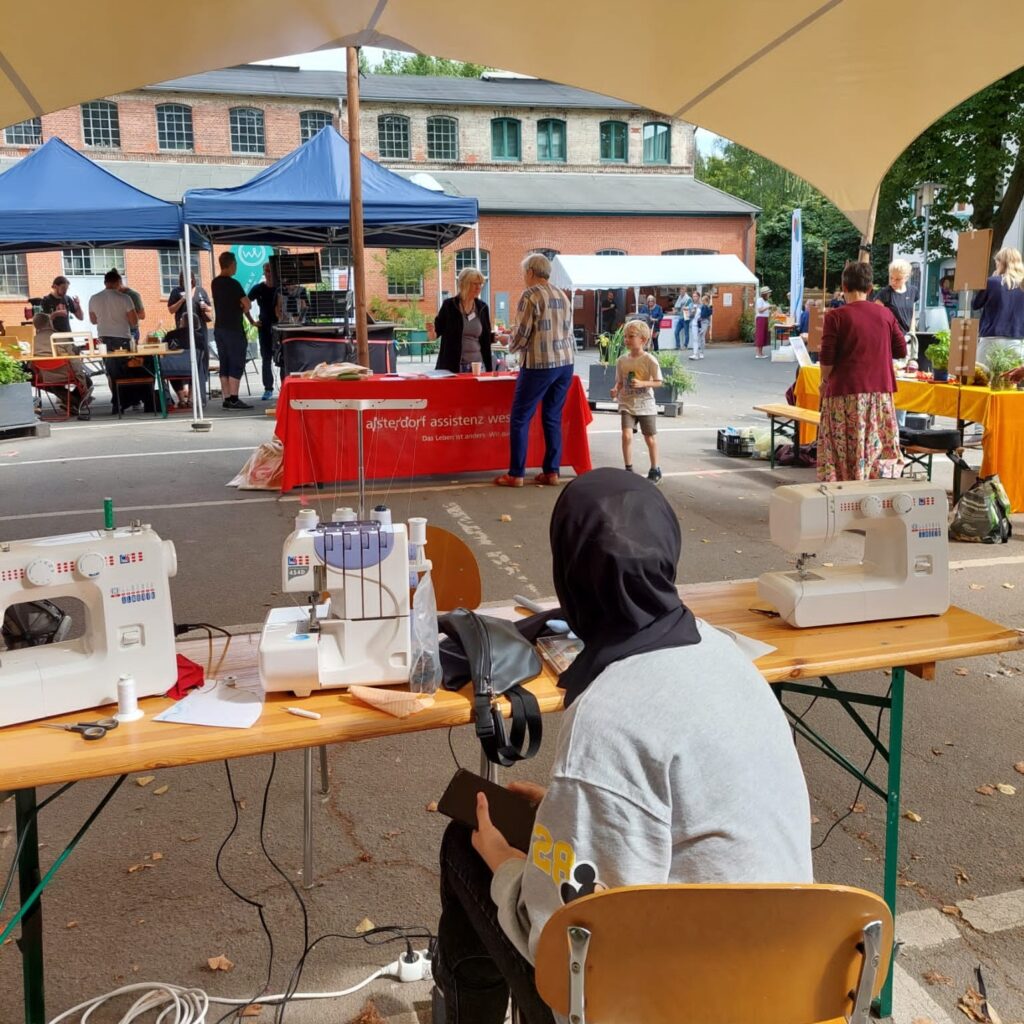 Naehwerkstatt nachhaltig nachbarschaften Aktionstag