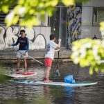 SUP Aktion sauberer Kanal