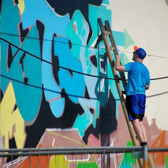 Graffiti-Kurs – HipHop Academy goes Goldbekhaus